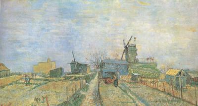 Vincent Van Gogh Vegetable Garden in Montmartre (nn04) Spain oil painting art